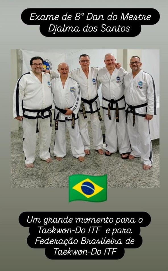Exame de 8° Dan do Mestre Djalma dos Santos